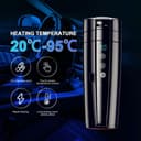 كوب حراري للقهوة للسيارة 400 مللي Stainless Car Heated Smart Mug