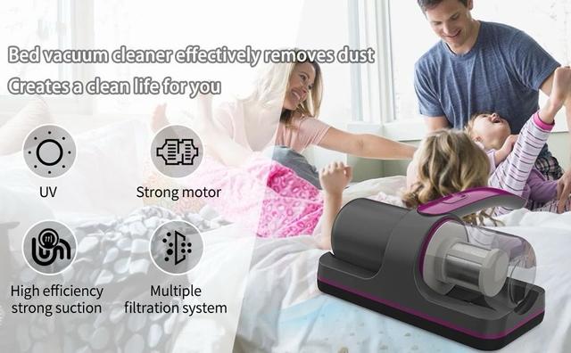 مكنسة تنظيف الكنب الكهربائية 12000 باسكال Wireless Mattress Vacuum Cleaner