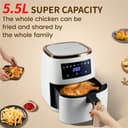 Dsp Professional 5.5L 1500W LCD Digital Multifunctional Air Fryer