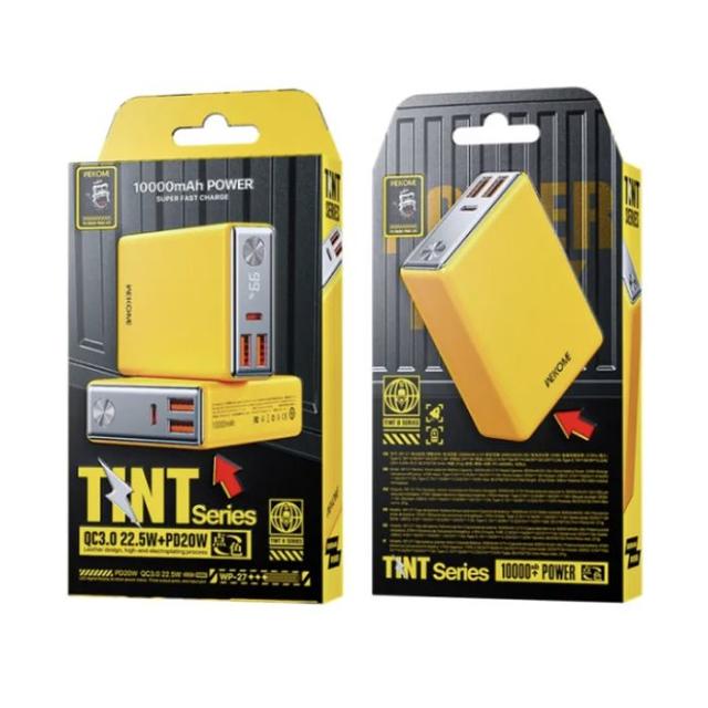 باور بنك شاحن متنقل 10000 مللي أمبير Wekome WP-27 Power Bank