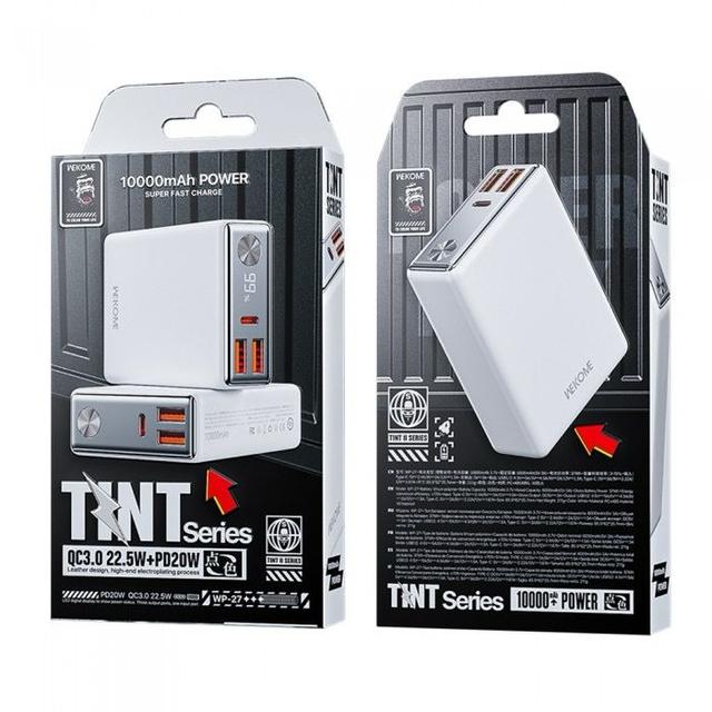 باور بنك شاحن متنقل 10000 مللي أمبير Wekome WP-27 Power Bank