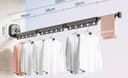 منشر غسيل جداري قابل للطي Wall Mount Folding Clothes Drying Rack