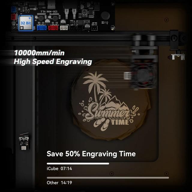 Sculpfun iCube 3W Mini Desktop Laser Engraver