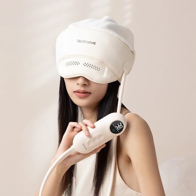 Tech Love Head Eye Massager with Air Pressure Heating