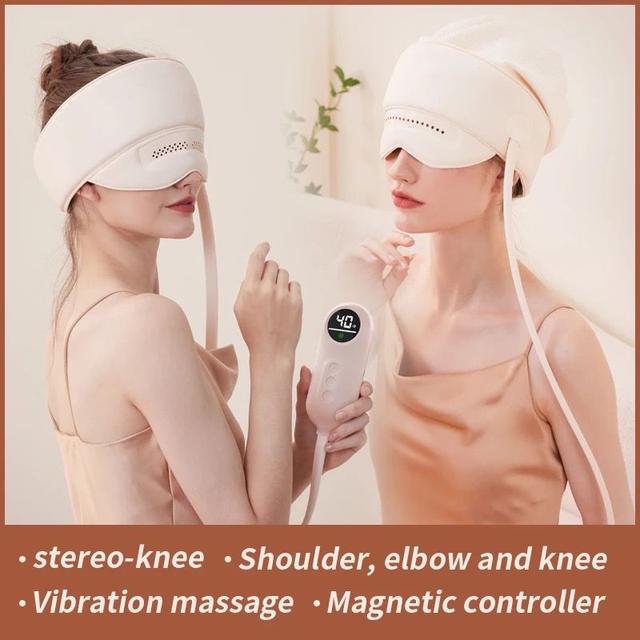 جهاز مساج الراس والعين تيك لوف 9.5 واط 1550 مللي أمبير Tech Love Head Eye Massager with Air Pressure Heating - SW1hZ2U6MjU5ODA5OQ==