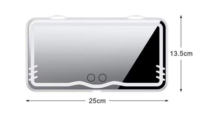 Touch Screen Car Makeup Mirror Led Light