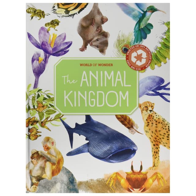 كتاب مملكة الحيوانات للأطفال باللغة الإنجليزية باونس Wow Animal Kingdom