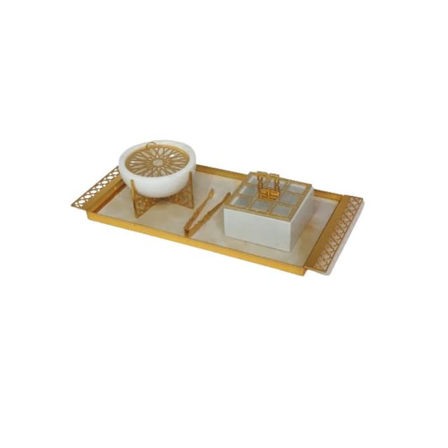 مبخرة عود وبخور باليرمو مع صينية Palermo Incense Burner BRM