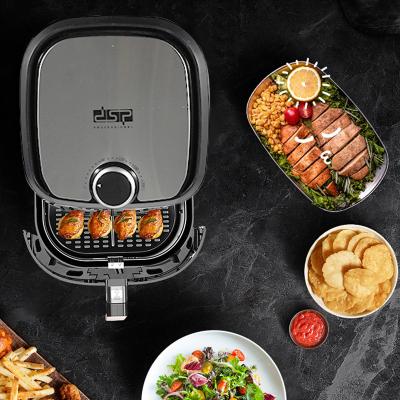 قلاية هوائية كبيرة دي اس بي 1500 واط 4.5 لتر Dsp Household Stainless Steel Air Fryer - SW1hZ2U6MjA3MzQ0Ng==