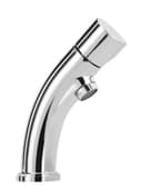 خلاط مغسلة بمقبض واحد مثبت على الحوض من جيباس لون فضي Geepas Deck Mounted Sink Tap 1 X 30