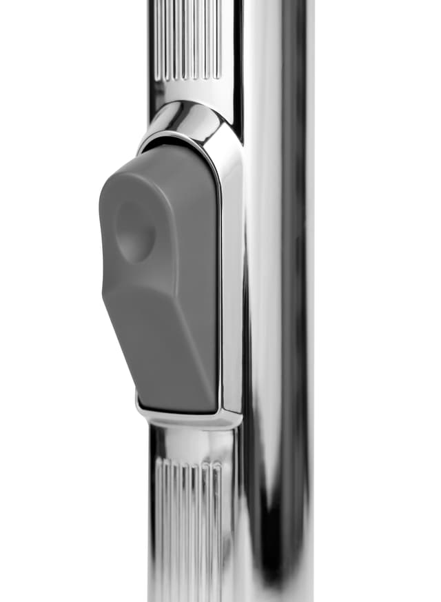 Geepas Cube Shattaf Set- , Soft Spray, Non-Stop Water Jet With Easy Push Mechanism, High-Quality Abs Material, 1/2" Standard Connector, For Bathroom Use- Silver