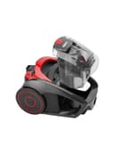 Geepas Cyclonic Vacuum Cleaner With 1.5l Dust Bag Capacity, Lower Noise Design, Flexible Hose With Handle Airflow Control, Pedal On/Off Switch, Automatic Cord Rewinder Function, Hepa Filtration System 1.5 L 2200 W Red, Black