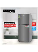 ثلاجة كبيرة 180 لتر فضي جيباس Geepas No Frost Double Door Refrigerator With Multi Air Flow