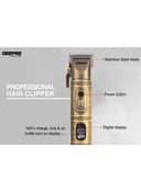 ماكينة حلاقة الشعر والذقن الاحترافية مع شاشة عرض من جيباس قابلة للشحن Geepas Professional Hair And Beard Clipper