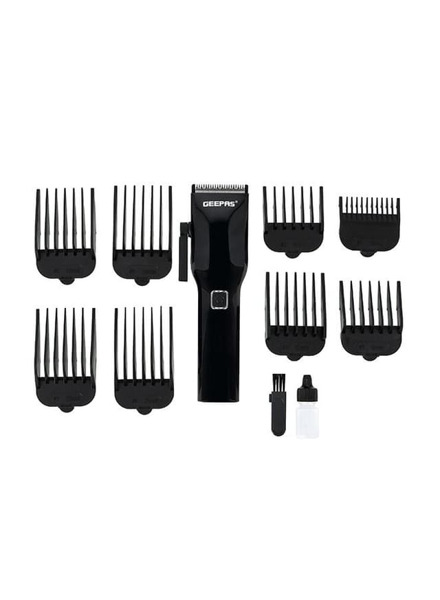 Geepas Digital Professional Hair Clipper, Trimmer 8 Combs Men Beard Mustache Edger With Led