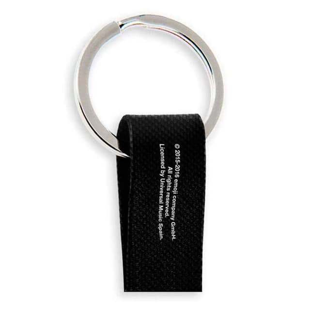 ميدالية مفاتيح باللون الأسود بشكل كرة بلياردو رقم 8 من إيموجي emoji - Keychain 8 Ball - Black