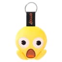 ميدالية مفاتيح باللون الأصفر بشكل وجه يصرخ من إيموجي emoji - Keychain Screem - Yellow