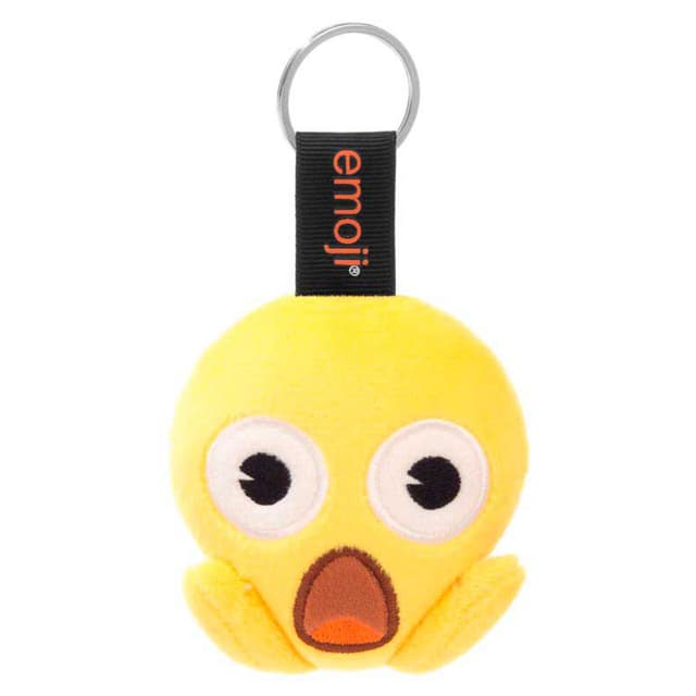 ميدالية مفاتيح باللون الأصفر بشكل وجه يصرخ من إيموجي emoji - Keychain Screem - Yellow