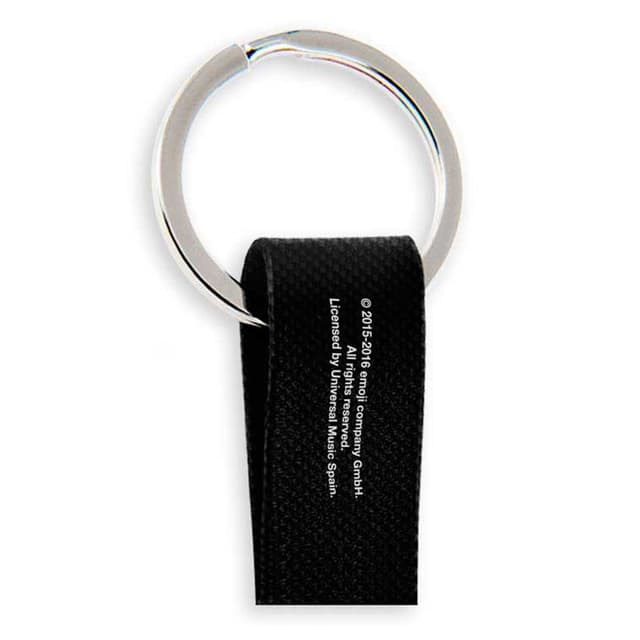 ميدالية مفاتيح باللون الأصفر بشكل وجه يصرخ من إيموجي emoji - Keychain Screem - Yellow