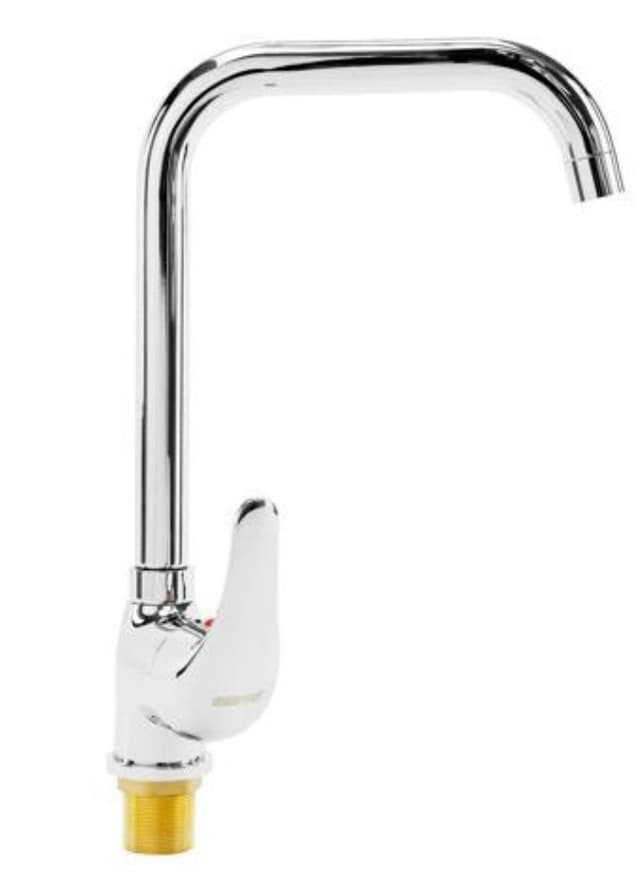 خلاط مغسلة بمقبض واحد من جيباس لون فضي Geepas Sink Mixer