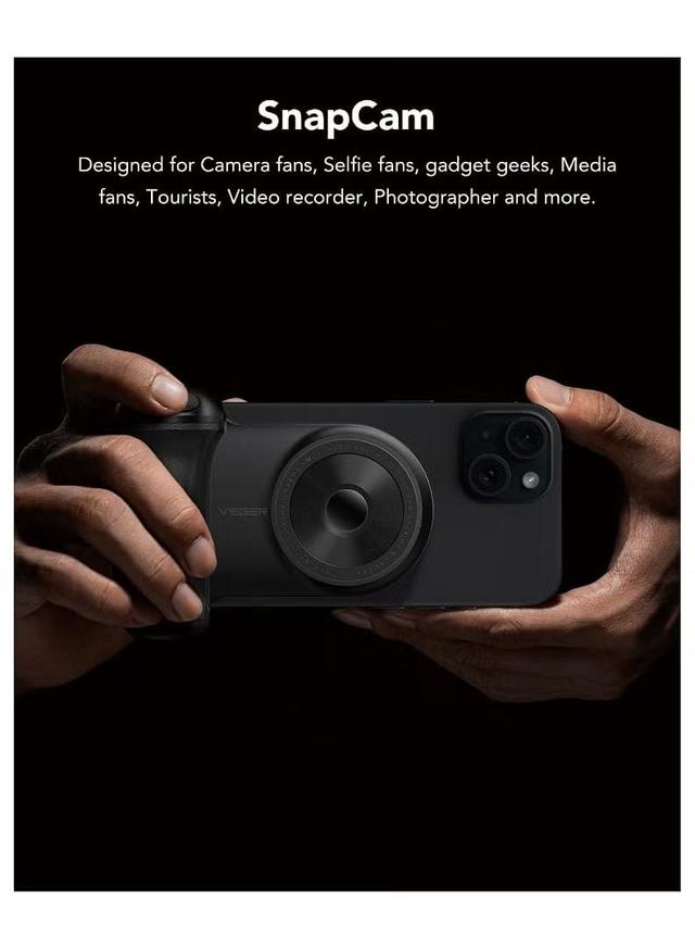 Veger Magnetic SnapCam handle Wireless Charging Power Bank 5000mAh