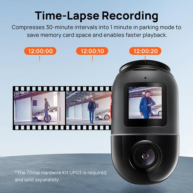 70mai Dash Cam Omni 360° Full View Vehicle Security Guard