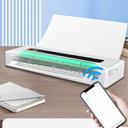 A4 Wireless Printer Portable Printer 200DPI Bluetooth A4 Paper Inkless Thermal Compact Printer
