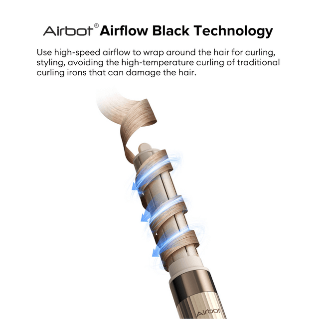 استشوار مشط حراري ومجفف شعر إيربوت 1400 واط Airbot Aria Hair Styler And Dryer HD198