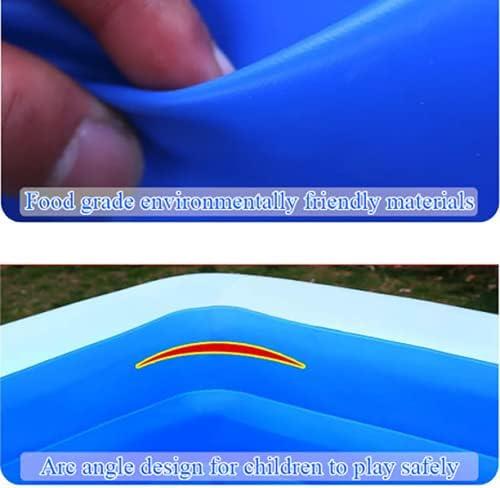 حوض سباحة منزلي مسبح اطفال نفخ مع مضخة هواء صغيرة Inflatable Swimming Pool For Kids