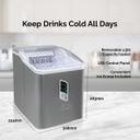 ماكينة صانعة الثلج إنفييكس 1.5 لتر Enveix Automatic Ice Maker - SW1hZ2U6MzA4MzQxOA==