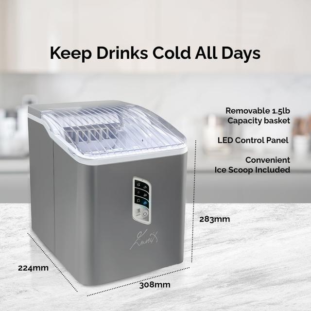 ماكينة صانعة الثلج إنفييكس 1.5 لتر Enveix Automatic Ice Maker