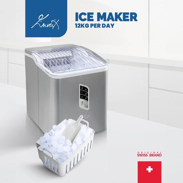 ماكينة صانعة الثلج إنفييكس 1.5 لتر Enveix Automatic Ice Maker - SW1hZ2U6MzA4MzQxNg==