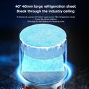 مروحة تبريد جوال ريد ماجيك مغناطيسية مع إضاءة Nubia RedMagic Magnetic Cooler 4 Pro