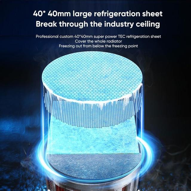 مروحة تبريد جوال ريد ماجيك مغناطيسية مع إضاءة Nubia RedMagic Magnetic Cooler 4 Pro