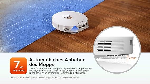مكنسة روبوت التنظيف شاومي روبوروك كيو ريفو 5500 باسكال Roborock Robotic Vacuum Cleanner QRevo