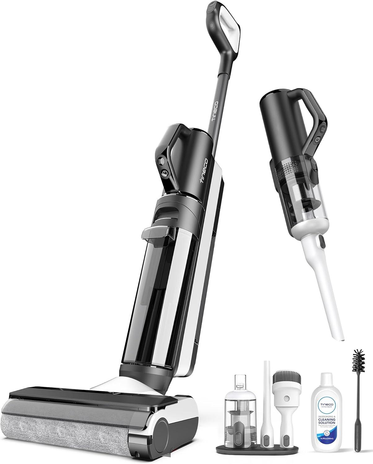 مكنسة جاف ورطب لاسلكية تينيكو آي فلور كومبو 2500 مللي أمبير Tineco Floor One S5 Combo Smart Cordless Dry Vacuum