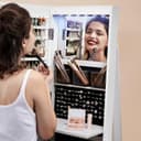 Full Length Dressing Mirror With Jewellery Storage Organiser