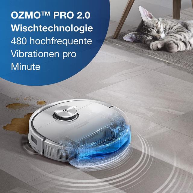 Ecovacs Deebot T9 Robot Vacuum Cleaner with Mop Function 3000 PA