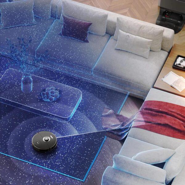 مكنسة روبوت التنظيف روبوروك اس 8 الترا مع صندوق للغبار 6000 باسكال 5200 مللي أمبير Xiaomi Roborock S8 Pro Ultra Robot Vacuum