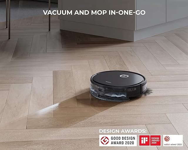 مكنسة روبوت التنظيف ايكوفاكس 3200 مللي أمبير Ecovacs Deebot U2 Pro Robotic Vacuum Cleaner - 90924