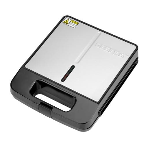 Geepas Stainless Steel Grill Maker 1400W GGT671N