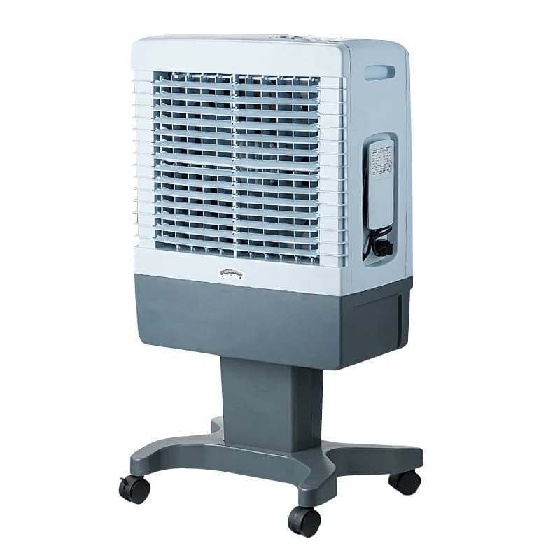 Rechargeable Air Cooler Fan 20L Water tank Mechanical Control Copper Motor 2-3L/H Water Consumption