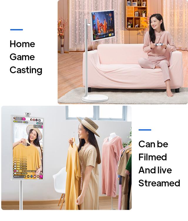 Portable Smart Screen Android LCD Monitors 24 Inch 