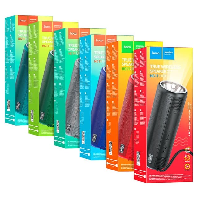 Hoco HC11 Bora Wireless Speaker With Flashlight 1200mAh