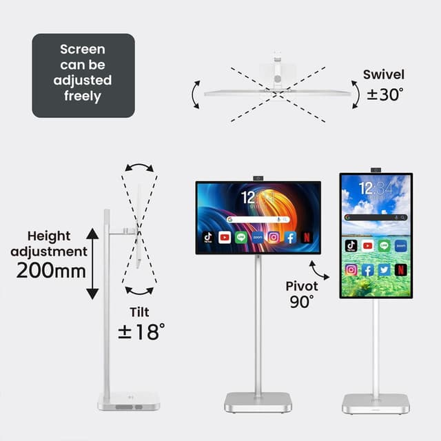 Brave 4K UHD Android Portable Smart Screen 32 Inch