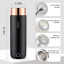 كوب تسخين ذاتي للقهوة للسيارة فسيتو 350 مللي Vsitoo Insulated Car Water Bottle