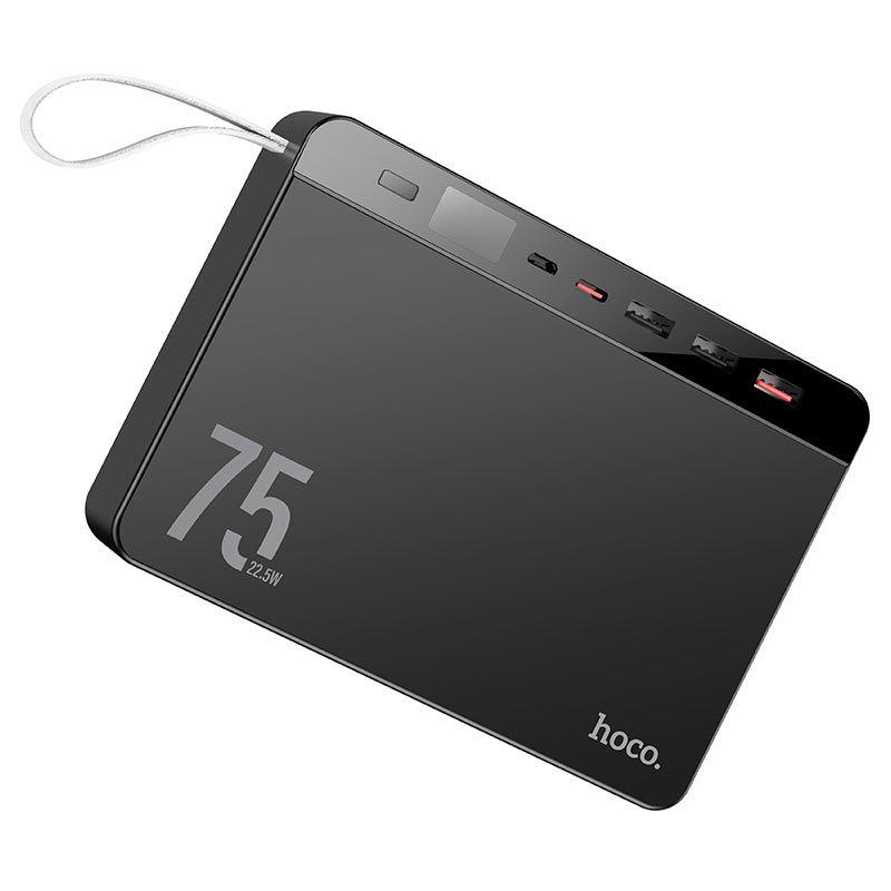 باور بنك شاحن متنقل هوكو 75000 مللي أمبير Hoco J94 Power Bank LED Digital Display