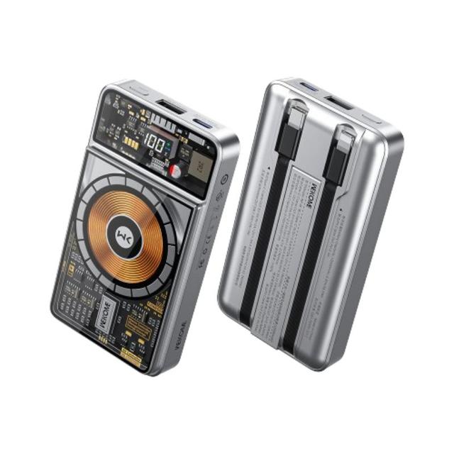 شاحن متنقل باور بنك لاسلكي 10000 مللي أمبير Wekome Vanguard Wp-38 Wireless Powerbank