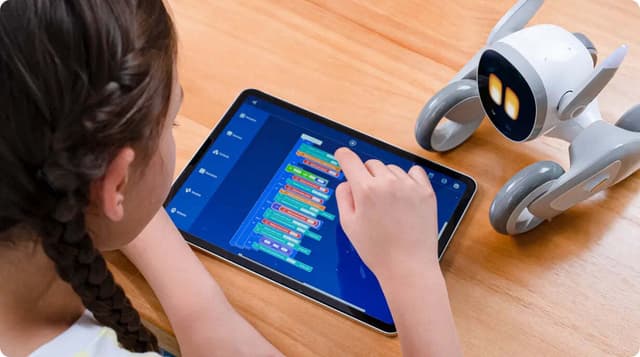 روبوت ذكي بالذكاء الاصطناعي لونا بيتبوت مع شاشة تفاعلية 2.4 بوصة Loona Smart AI Robot Petbot