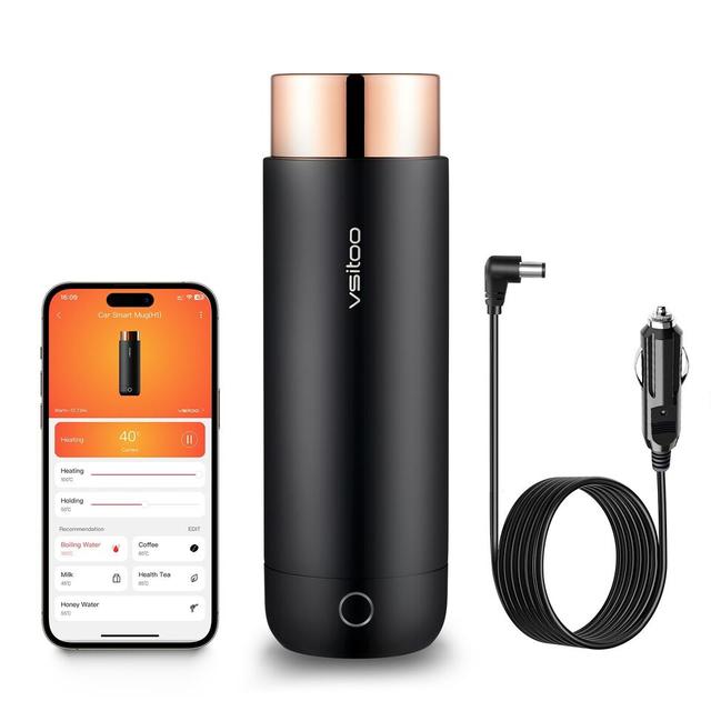 كوب تسخين ذاتي للقهوة للسيارة فسيتو 350 مللي Vsitoo Insulated Car Water Bottle